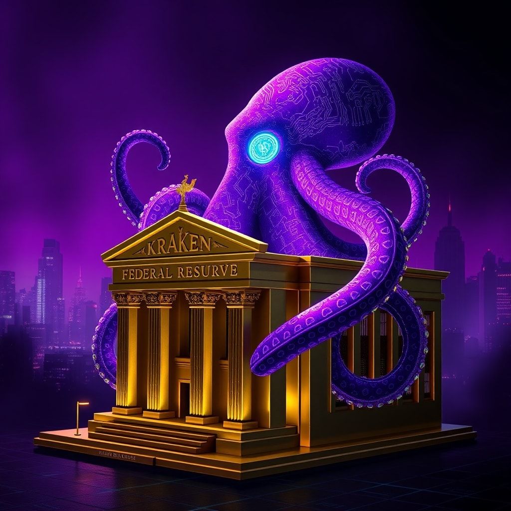 Kraken erhält Fed-Master-Account - Erster Krypto-Firmen-Meilenstein