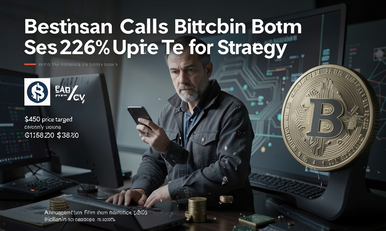 Bernstein Calls Bitcoin Bottom and Sets 226% Upside Target for Strategy