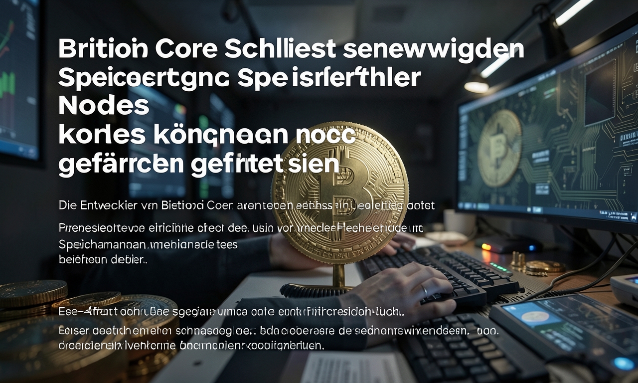 Bitcoin Core schliesst schwerwiegenden Speicherfehler – Nodes könnten noch gefährdet sein