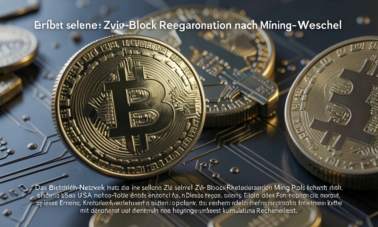 Bitcoin erlebt seltene Zwei-Block-Reorganisation nach Mining-Wechsel