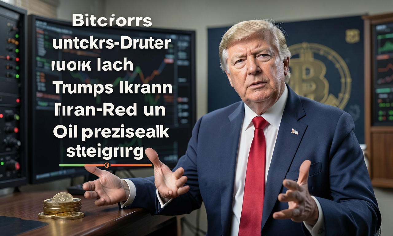 Bitcoin-Kurs unter Druck nach Trumps Iran-Rede und Ölpreissteigerung