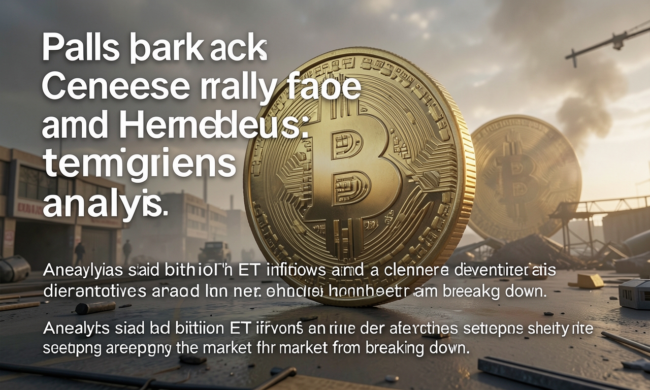 Bitcoin pulls back as ceasefire rally fades amid renewed Hormuz tensions: analysts
