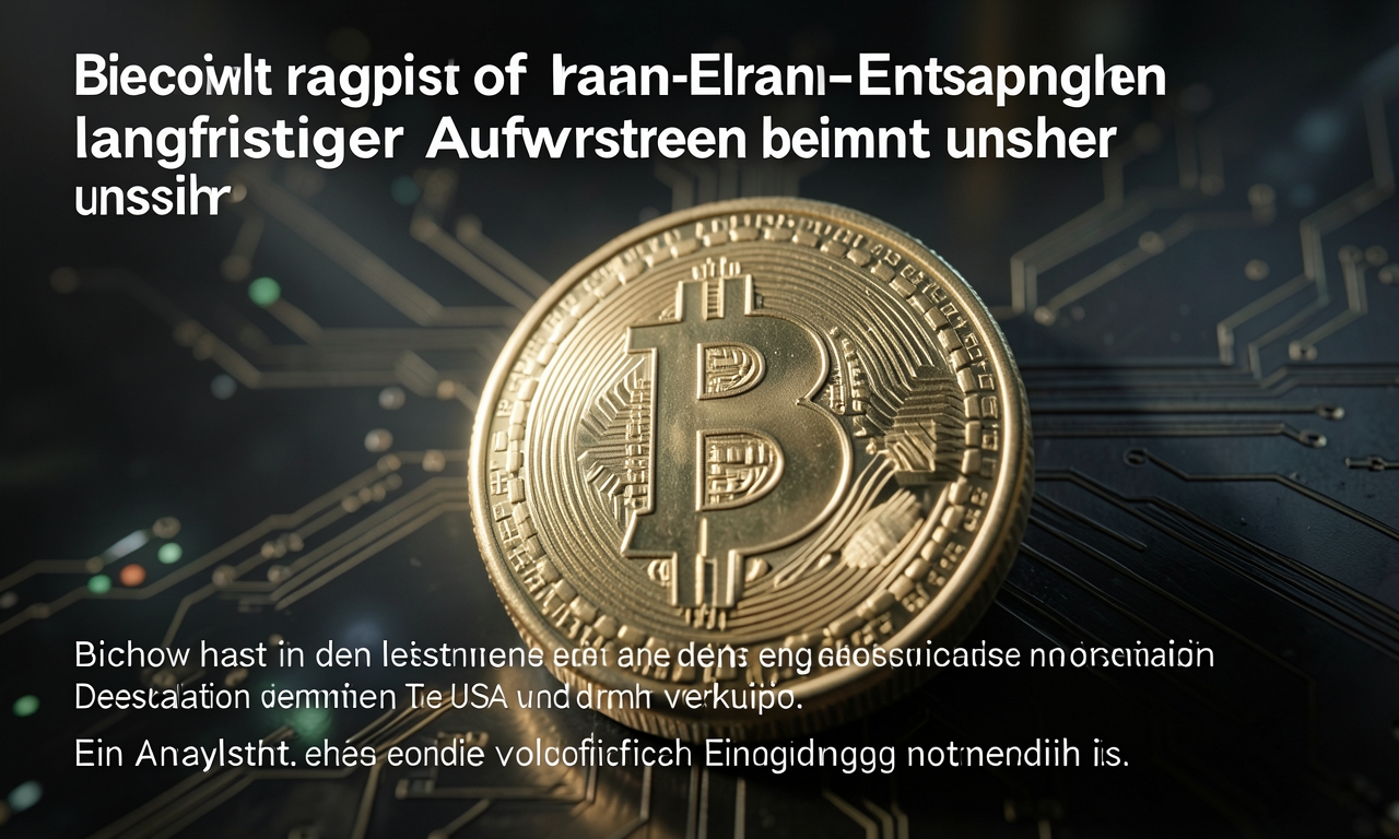 Bitcoin reagiert auf Iran-Entspannung, langfristiger Aufwärtstrend bleibt unsicher