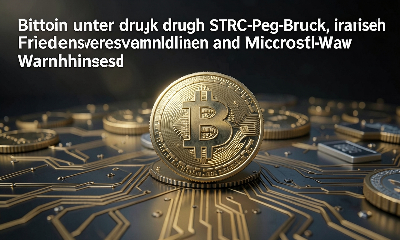 Bitcoin unter Druck durch STRC-Peg-Bruch, iranische Friedensverhandlungen und Microsoft-Warnhinweis