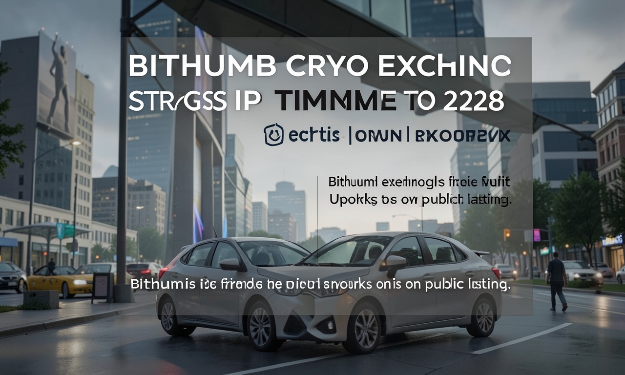 Bithumb crypto exchange stretches IPO timeline to 2028