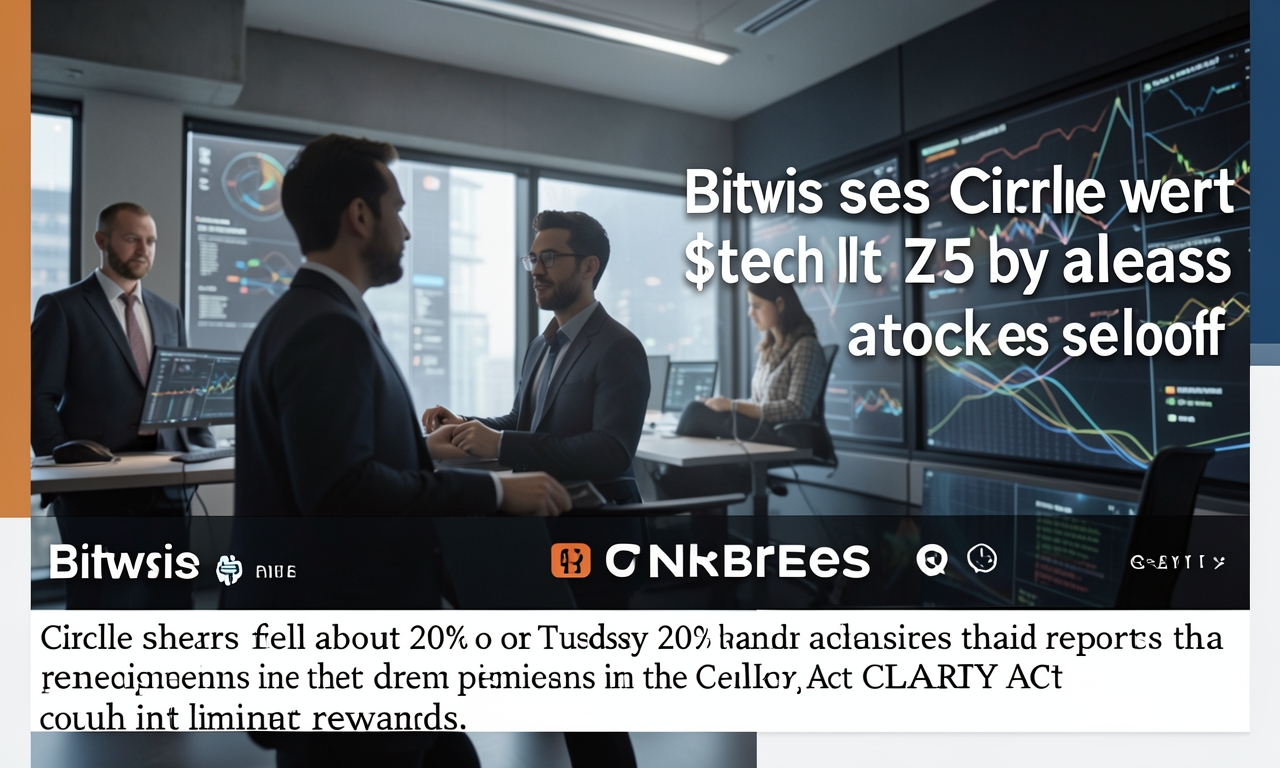 Bitwise sees Circle worth $75 billion by 2030 as analysts defend stock after selloff