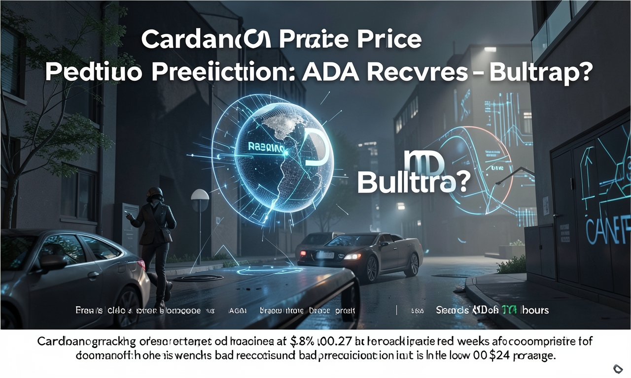 Cardano Price Prediction: ADA Recovers – Bulltrap?