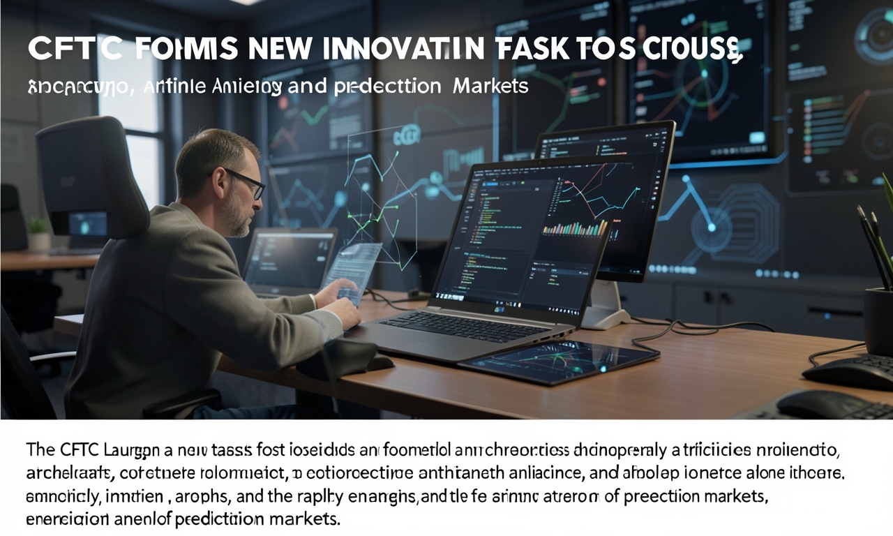 CFTC forms new innovation task force to shape crypto, artificial intelligence and prediction markets