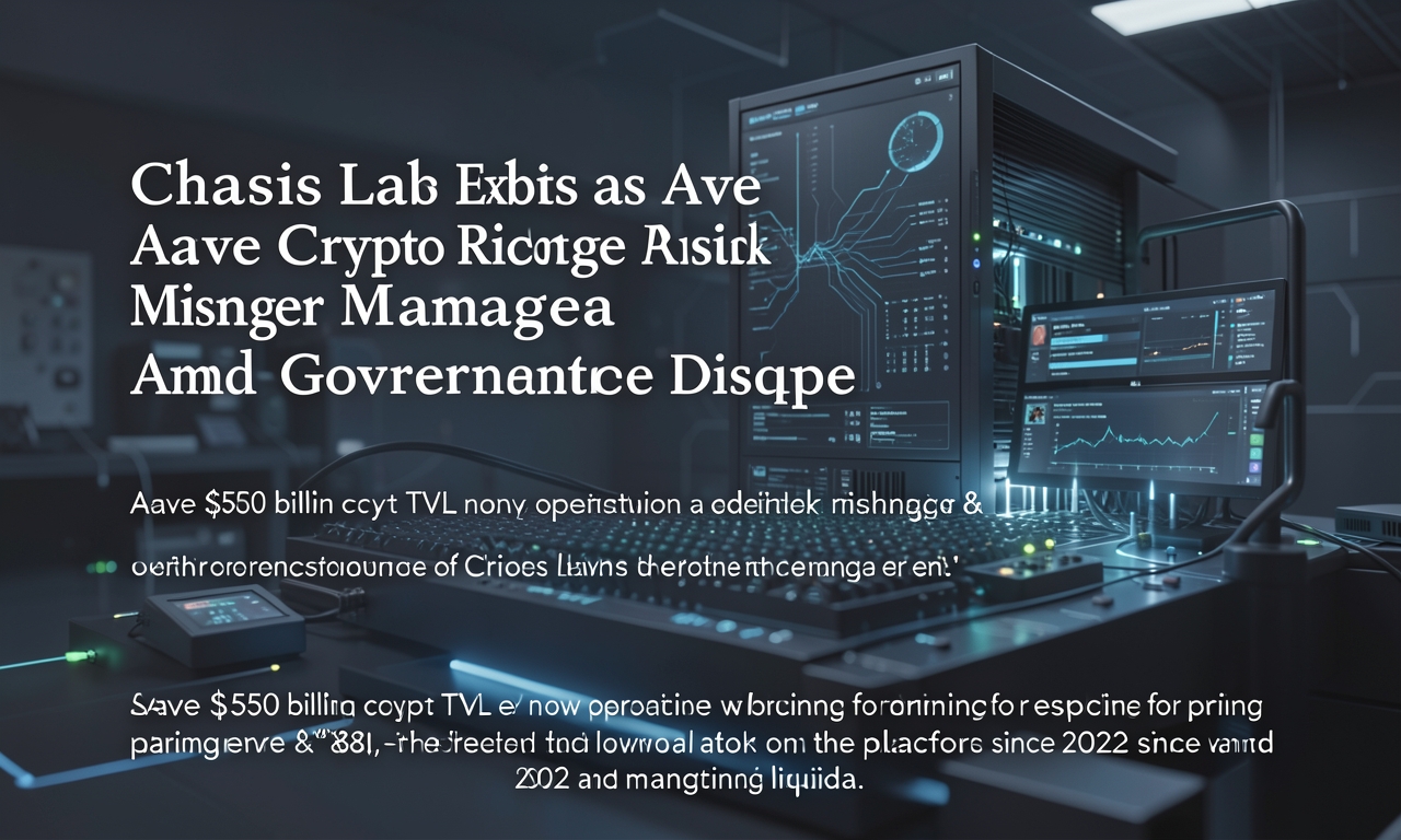 Chaos Labs Exits as Aave Crypto Risk Manager Amid Governance Dispute
