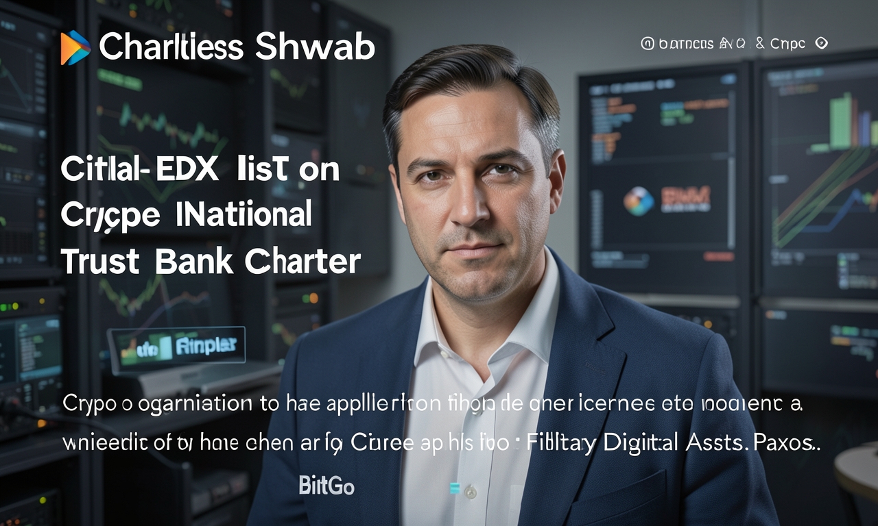 Charles Schwab, Citadel-backed EDX joins list of crypto firms seeking national trust bank charter