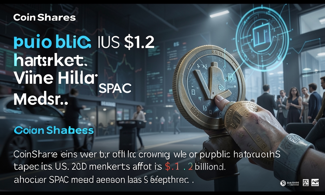 CoinShares enters US public markets via Nasdaq after $1.2 billion Vine Hill SPAC merger