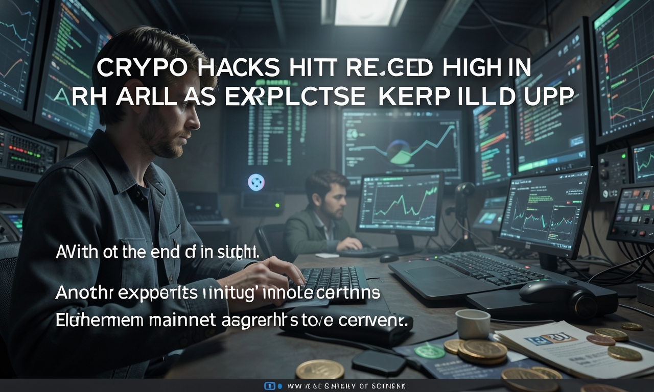 Crypto hacks hit record high in April as exploits kept piling up