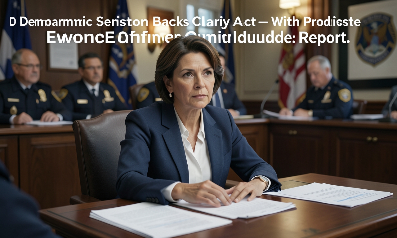 Democratic Senator Backs Clarity Act — With Proposed Law Enforcement Changes Included: Report 
