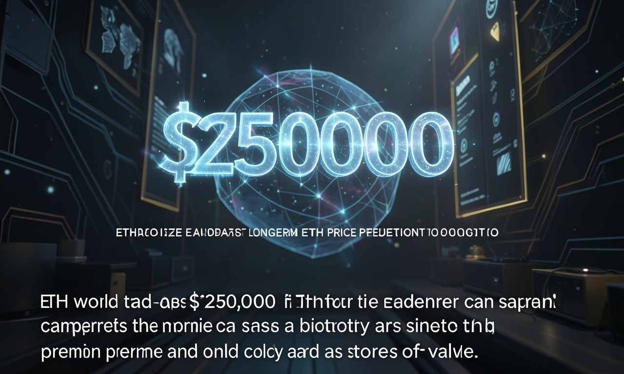 Etherealize updates long-term ETH price prediction to $250,000