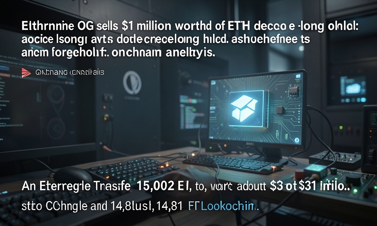 Ethereum OG sells $31 million worth of ETH after decade-long hold: onchain analysts
