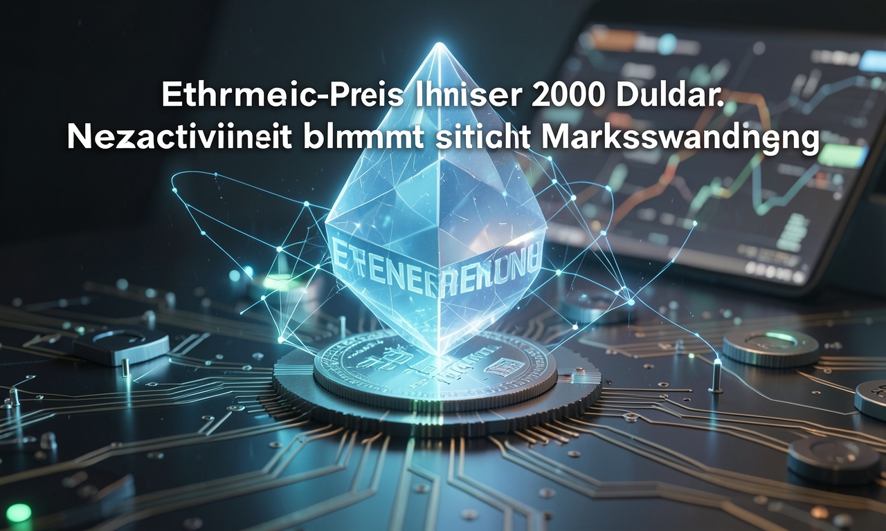 Ethereum-Preis bleibt über 2000 Dollar, Netzaktivität bleibt stabil trotz Marktschwankungen