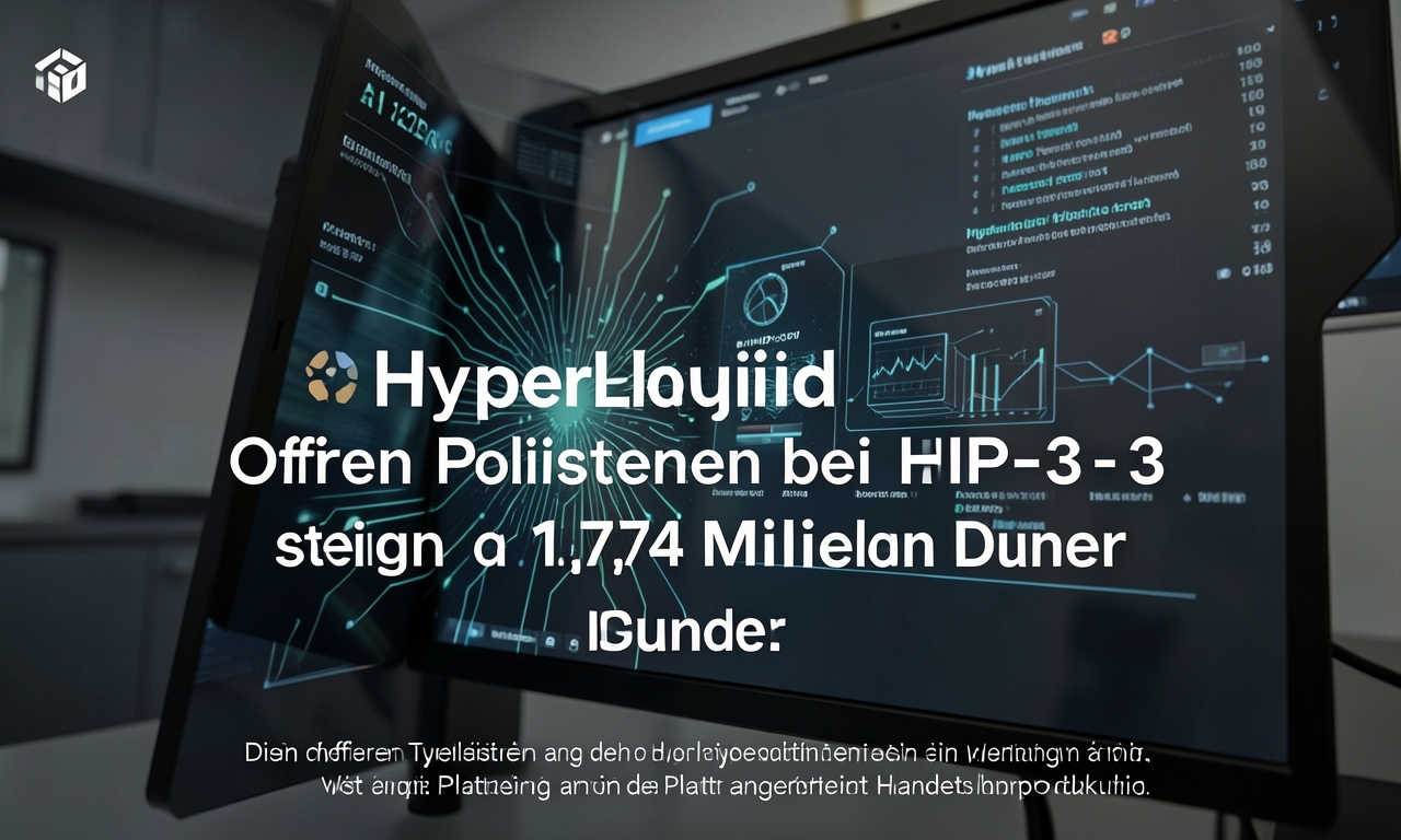 Hyperliquid: Offene Positionen bei HIP-3 steigen um 25% auf 1,74 Milliarden Dollar
