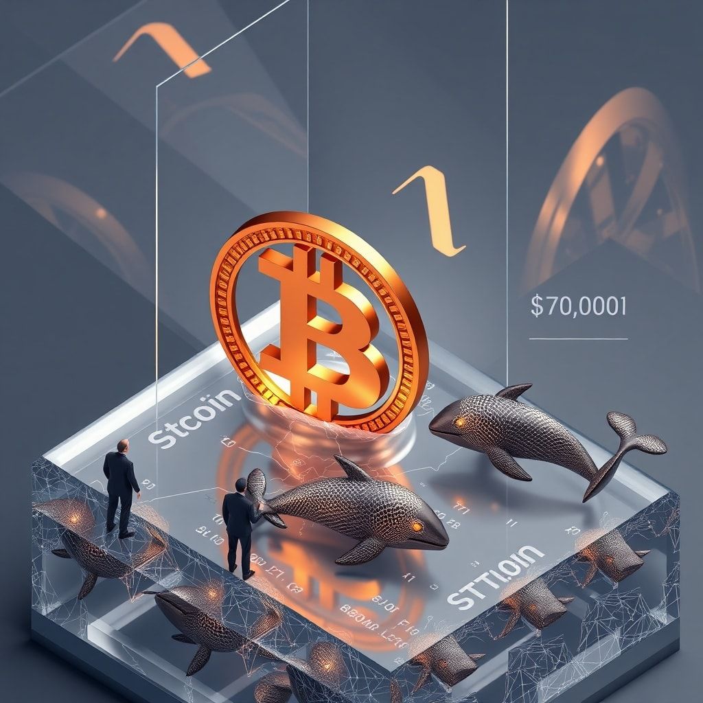 Bitcoin über $70.000 - ETFs ziehen Kapital an, aber Wale setzen auf dieses Layer-2-Vorverkaufsprojekt