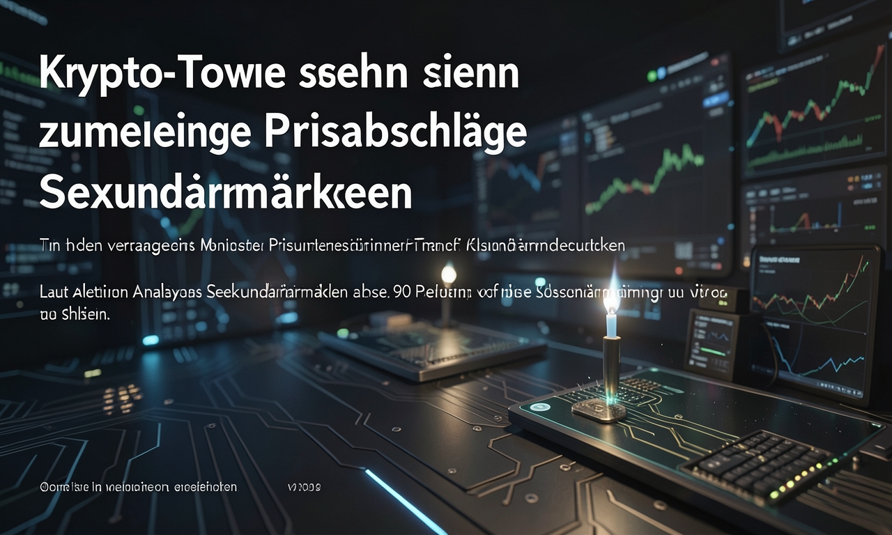 Krypto-Token zeigen zunehmende Preisabschläge auf Sekundärmärkten