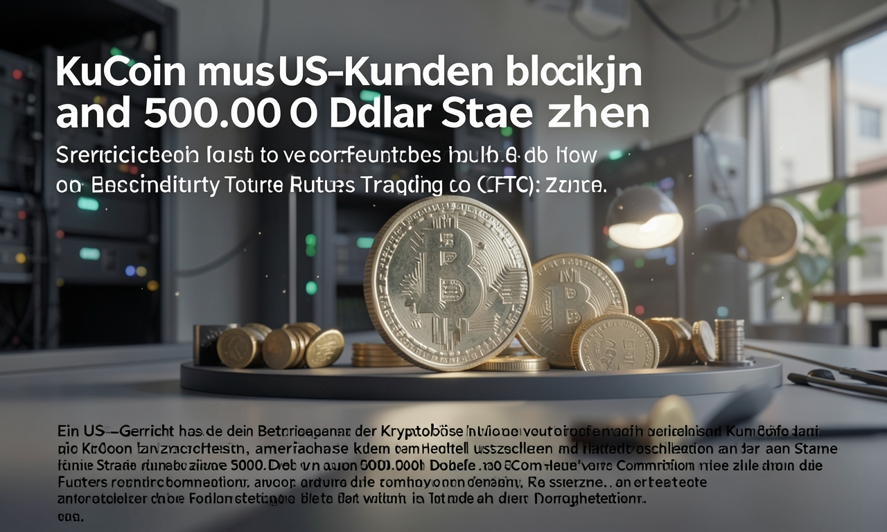 KuCoin muss US-Kunden blockieren und 500.000 Dollar Strafe zahlen