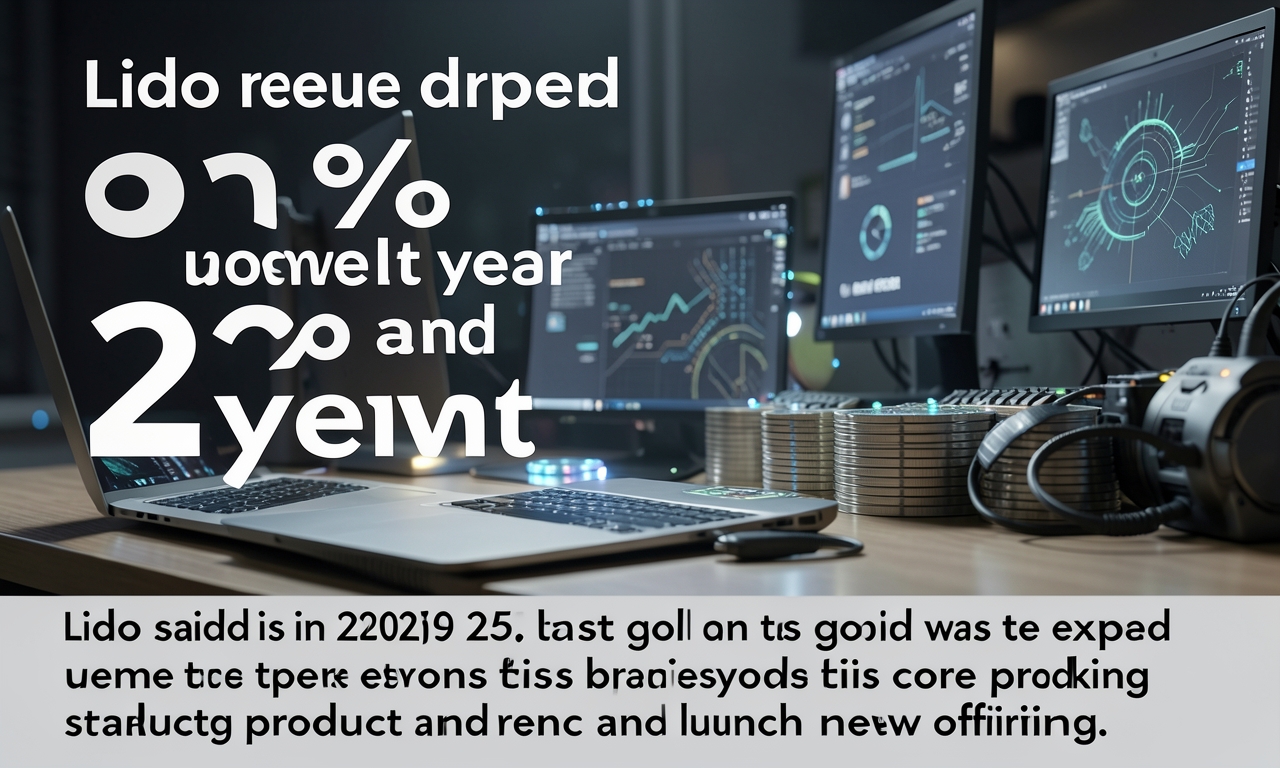 Lido revenue dropped 23% last year as users withdrew funds and yields declined