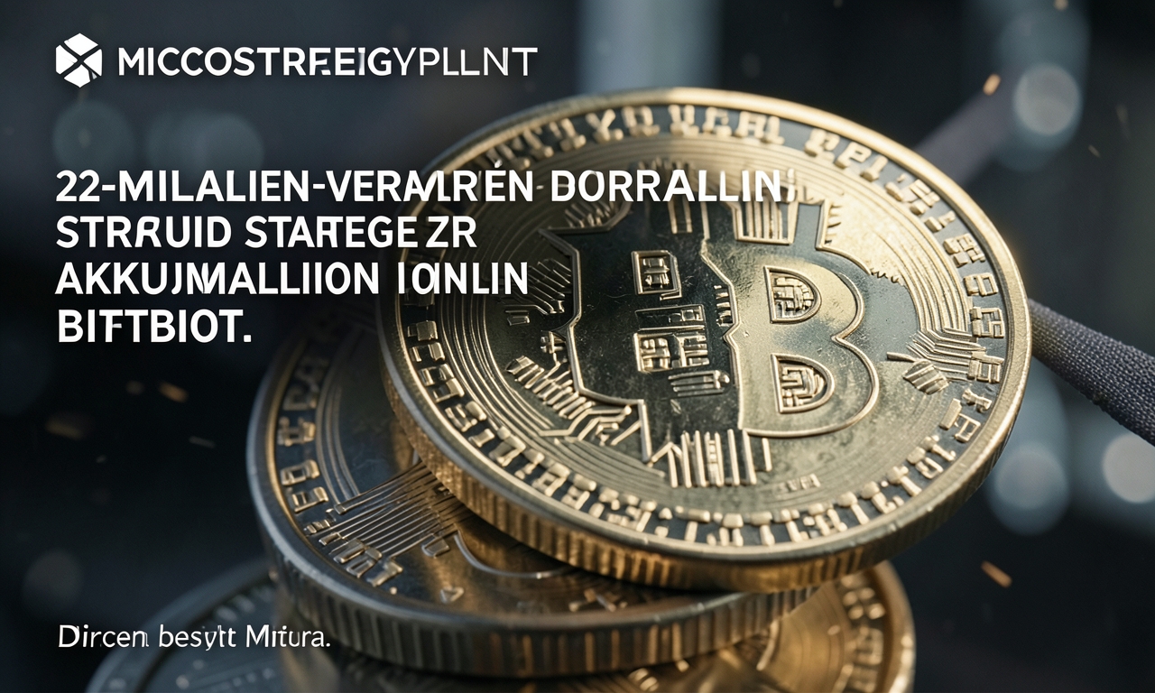 MicroStrategy plant 22-Milliarden-Dollar-Strategie zur Akkumulation von 1 Million Bitcoin
