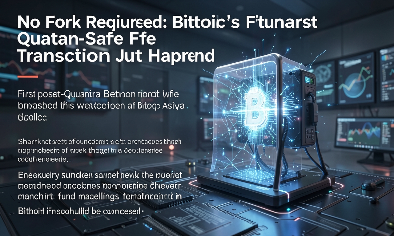 No Fork Required: Bitcoin’s First Quantum-Safe Transaction Just Happened