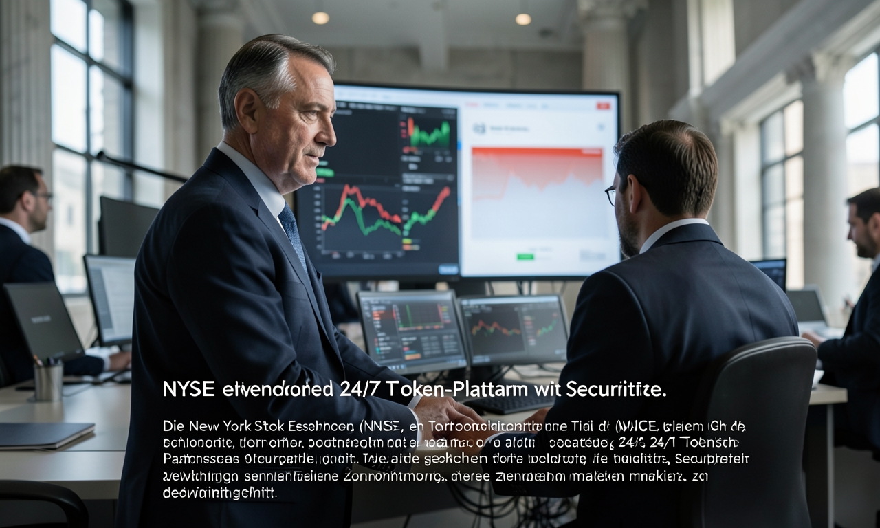 NYSE entwickelt 24/7 Token-Plattform mit Securitize