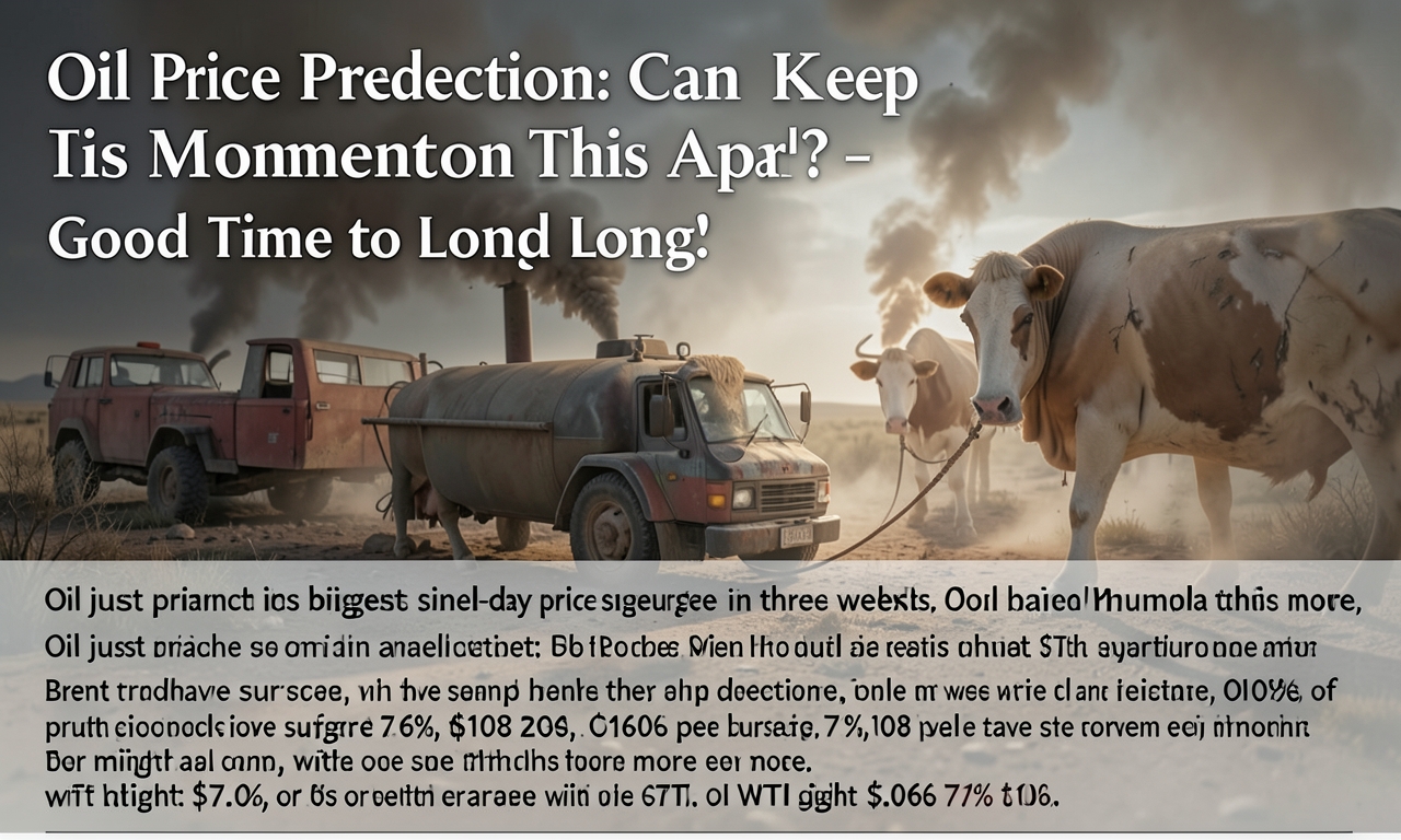 Oil Price Prediction: Can Oil Keep Its Momentum This April? – Good Time to Long?