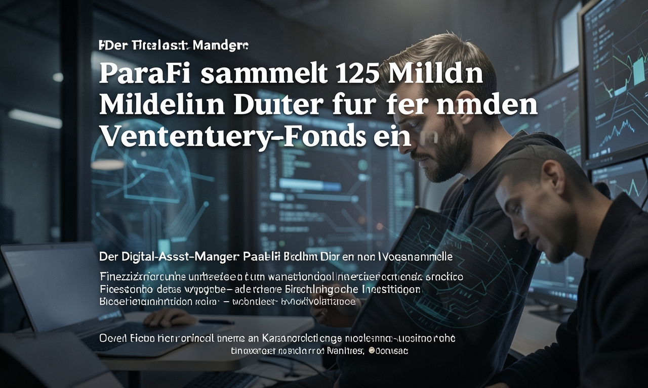 ParaFi sammelt 125 Millionen Dollar fuer neuen Venture-Fonds ein