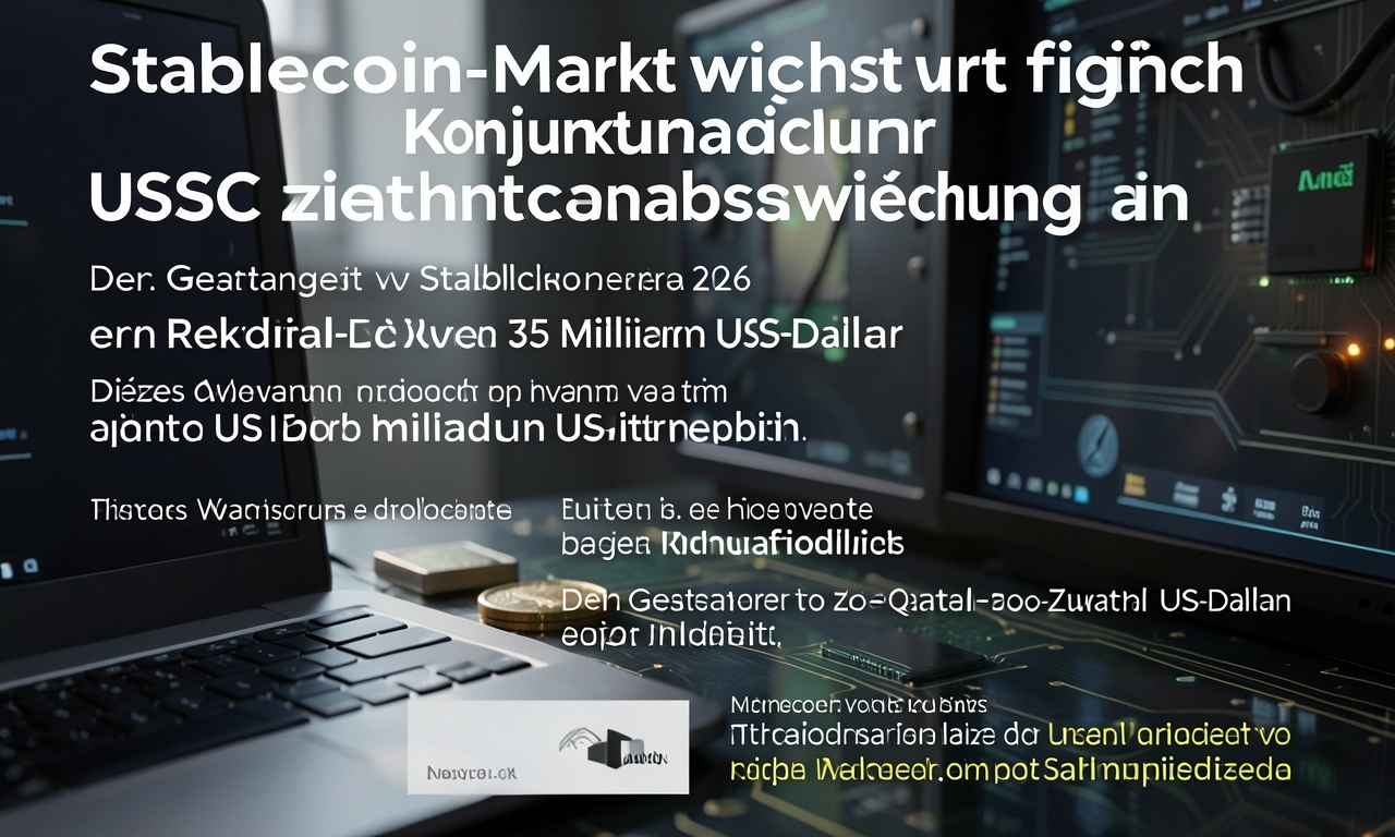 Stablecoin-Markt wächst trotz Konjunkturabschwächung, USDC zieht institutionalisiert an