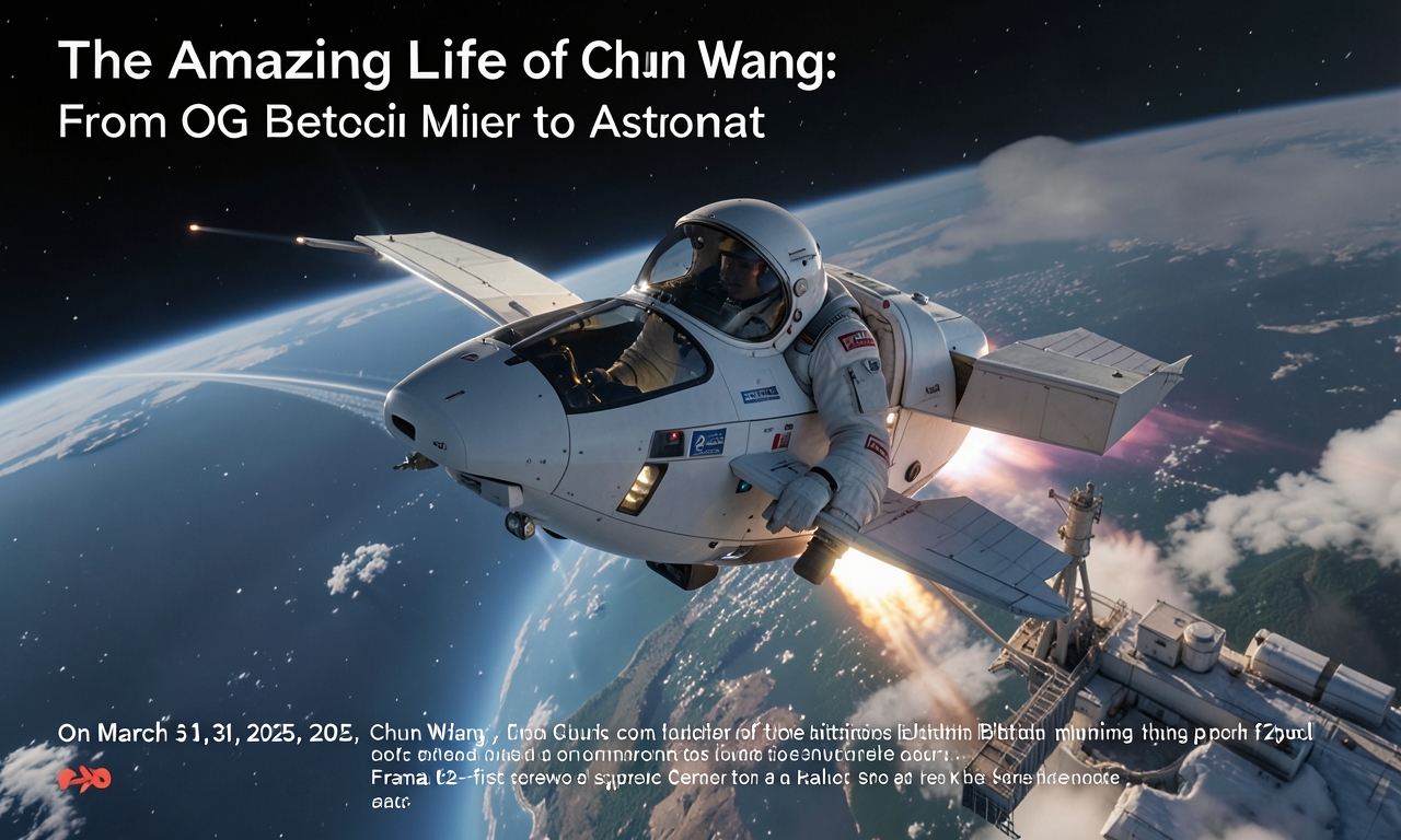 The Amazing Life of Chun Wang: From OG Bitcoin Miner to Astronaut