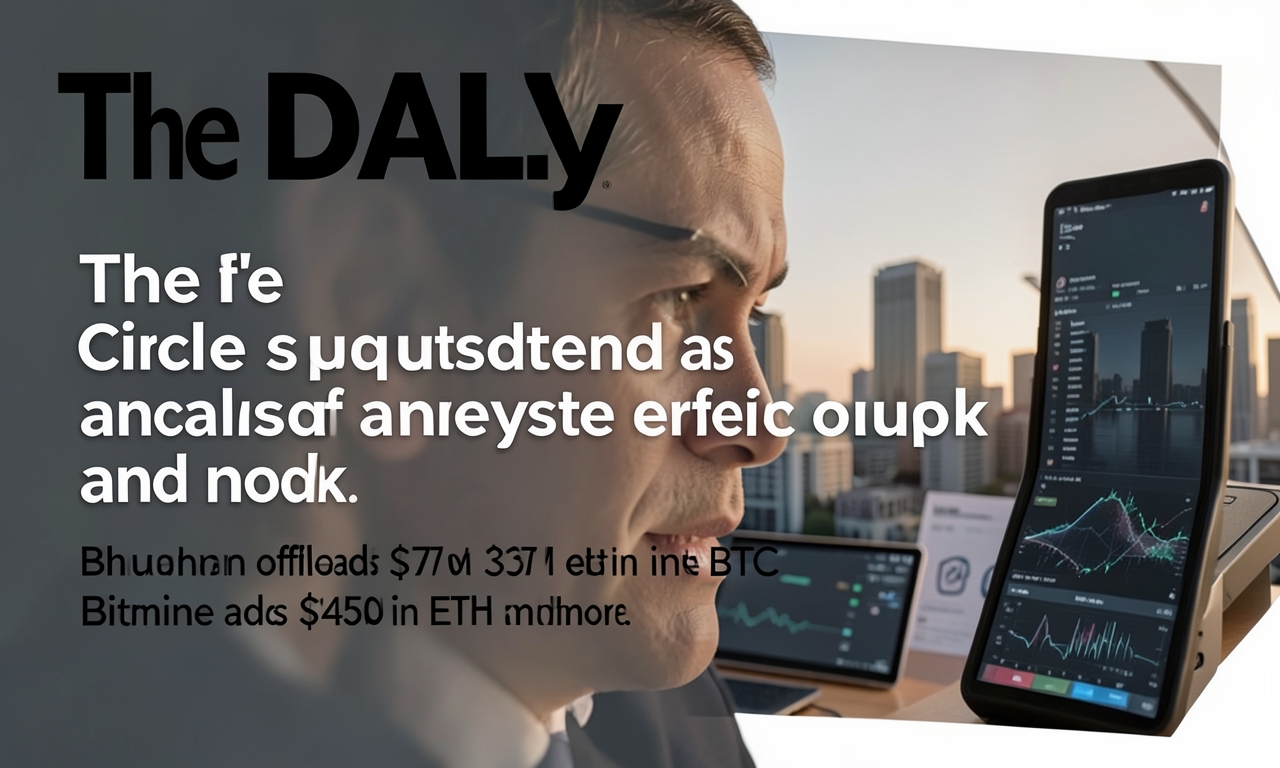 The Daily: Circle selloff questioned as analysts defend outlook, Bhutan offloads $37M in BTC, Bitmine adds $145M in ETH, and more