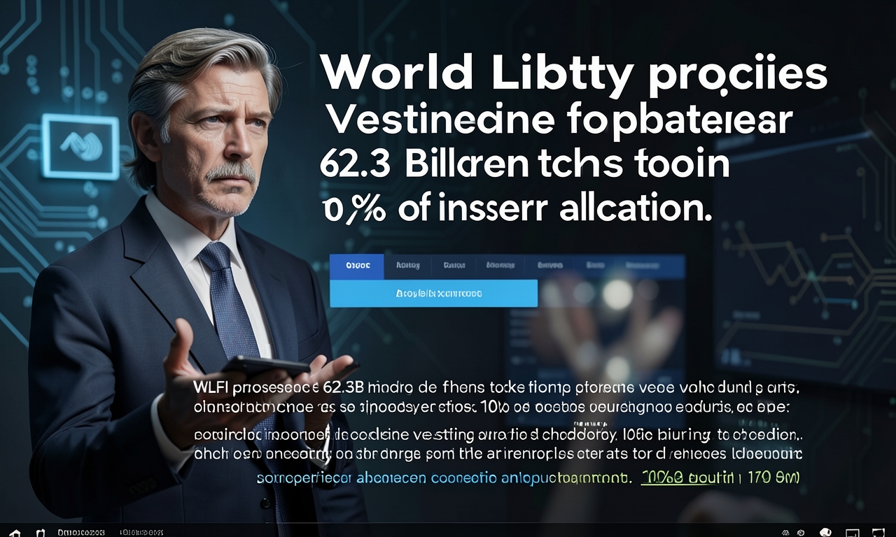 Trump-backed World Liberty proposes vesting overhaul for 62.3 billion tokens, would burn up to 10% of insider allocation