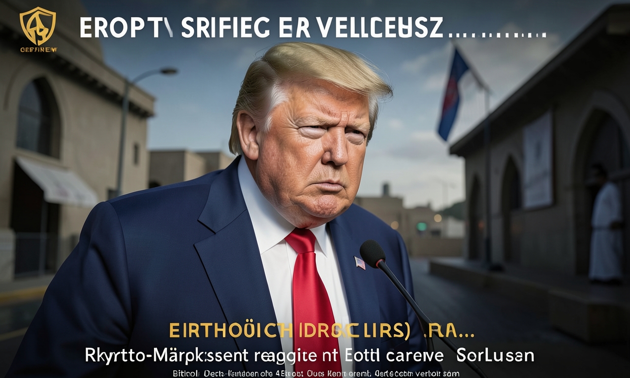 Trump erhöht Druck auf Iran, Krypto-Märkte reagieren mit starken Verlusten