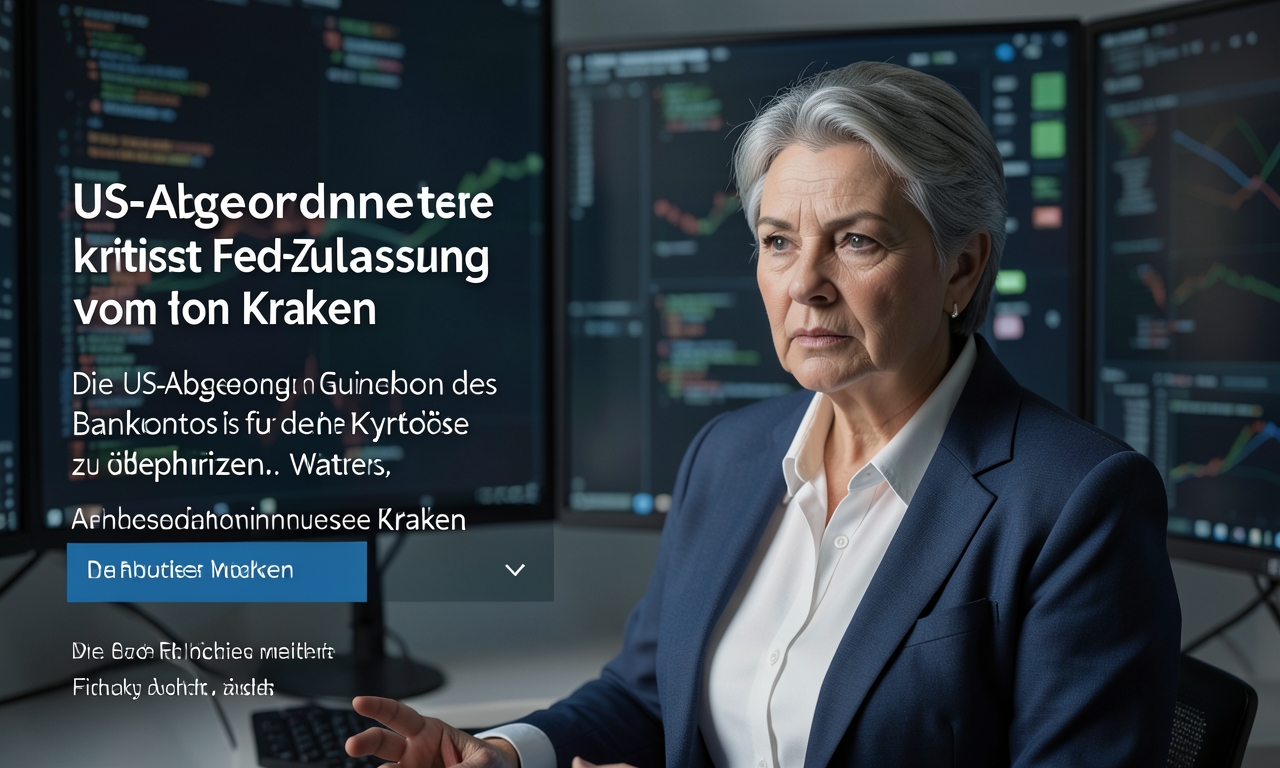 US-Abgeordnete kritisiert Fed-Zulassung von Kraken