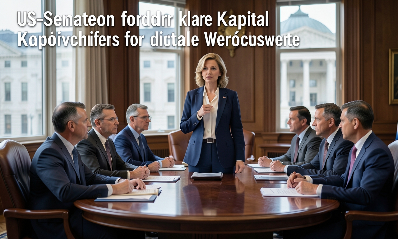 US-Senatoren fordern klare Kapitalvorschriften für digitale Vermögenswerte